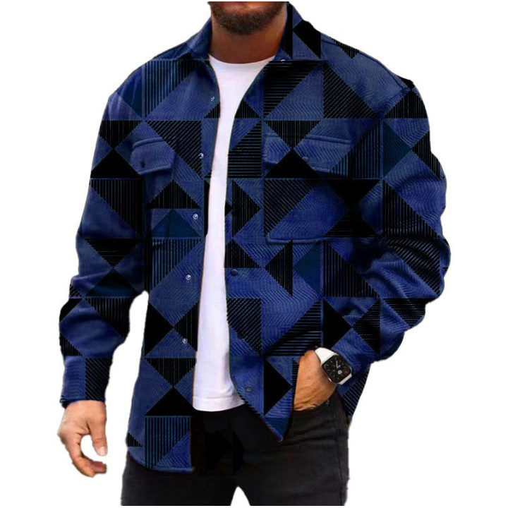 3D Digital Printing Coat Autumn Fashion Casual Men's Jackets Shirt | Anvare