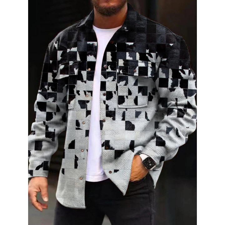 3D Digital Printing Coat Autumn Fashion Casual Men's Jackets Shirt | Anvare