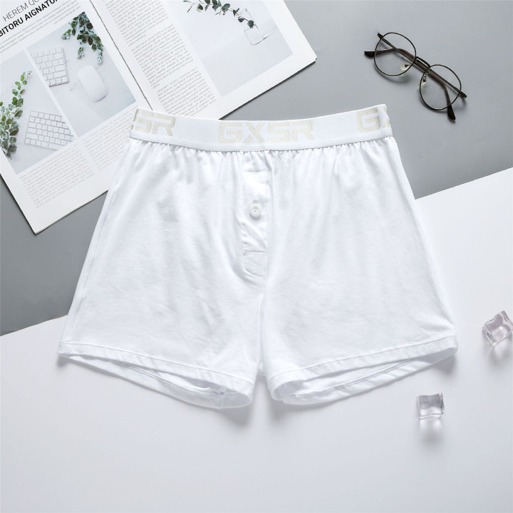 Men's Home Pants Low Waist Pure Cotton Breathable Underwear | Anvare