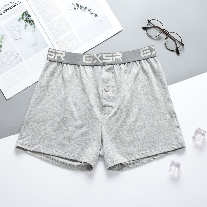 Men's Home Pants Low Waist Pure Cotton Breathable Underwear | Anvare