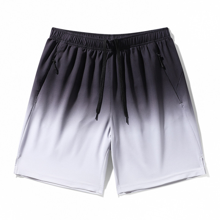 Summer Thin Ice Silk Shorts Men's Gradient Sports Beach Pants | Anvare