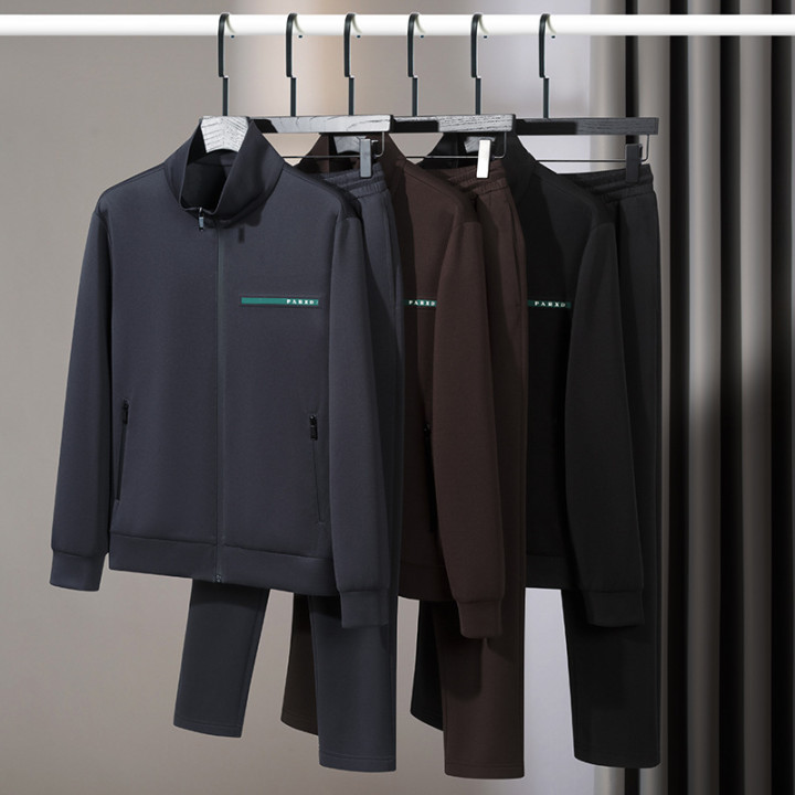 High-end Two-piece Long-sleeved Casual Sports Suit Men | Anvare