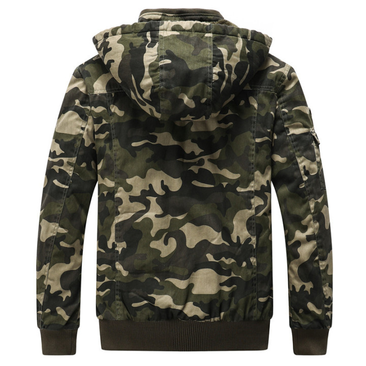 Casual Men's Jacket Camouflage Printed Outerwear | Anvare