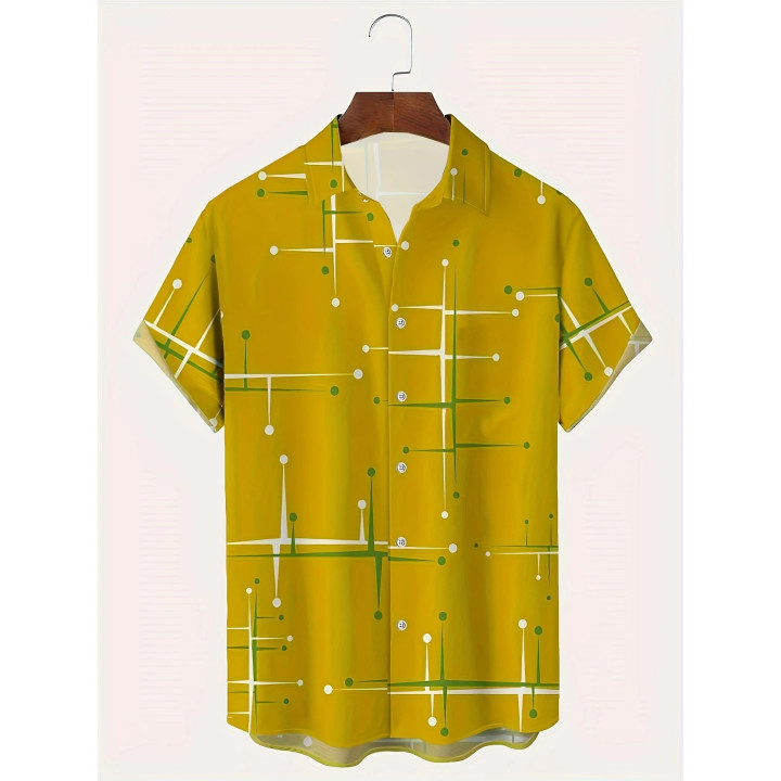 Fashion Printed Shirt Summer Menswear Printing | Anvare
