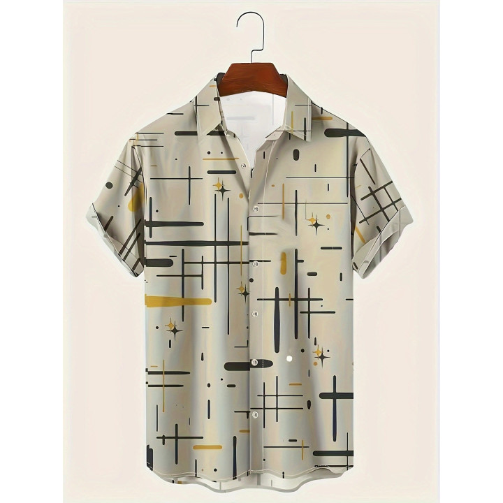 Fashion Printed Shirt Summer Menswear Printing | Anvare