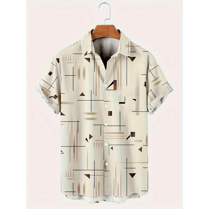 Fashion Printed Shirt Summer Menswear Printing | Anvare