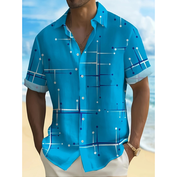 Fashion Printed Shirt Summer Menswear Printing | Anvare