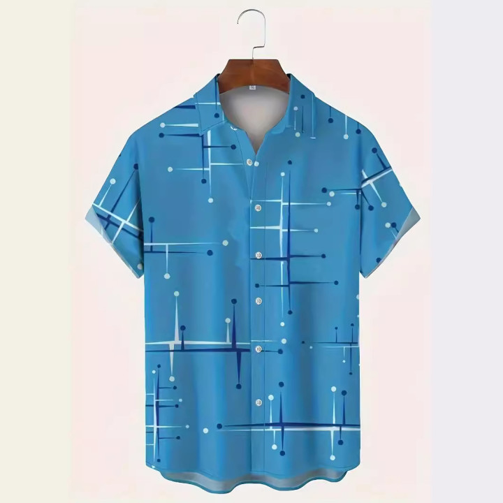 Fashion Printed Shirt Summer Menswear Printing | Anvare