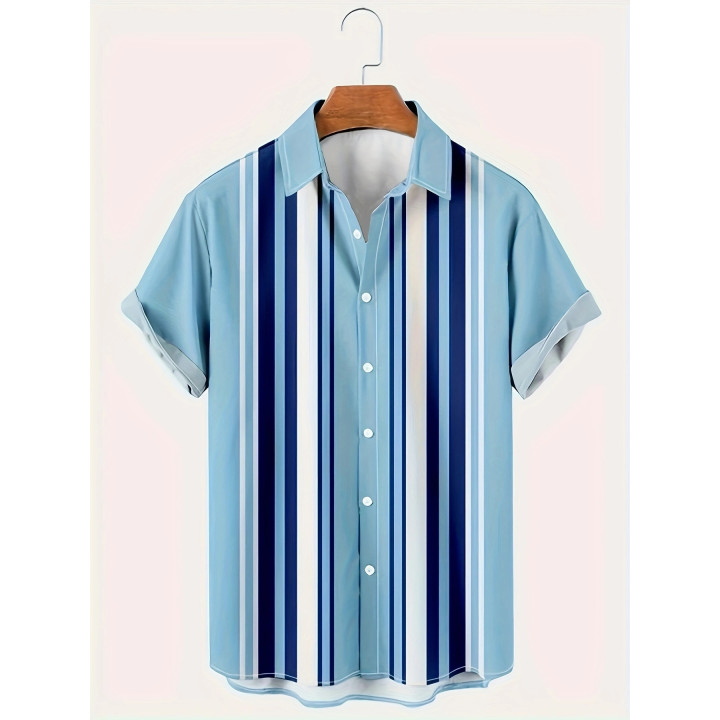 Fashion Printed Shirt Summer Menswear Printing | Anvare