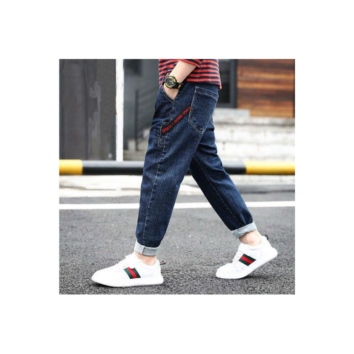 Boys' Denim Trousers Trousers Children's Clothing | Anvare