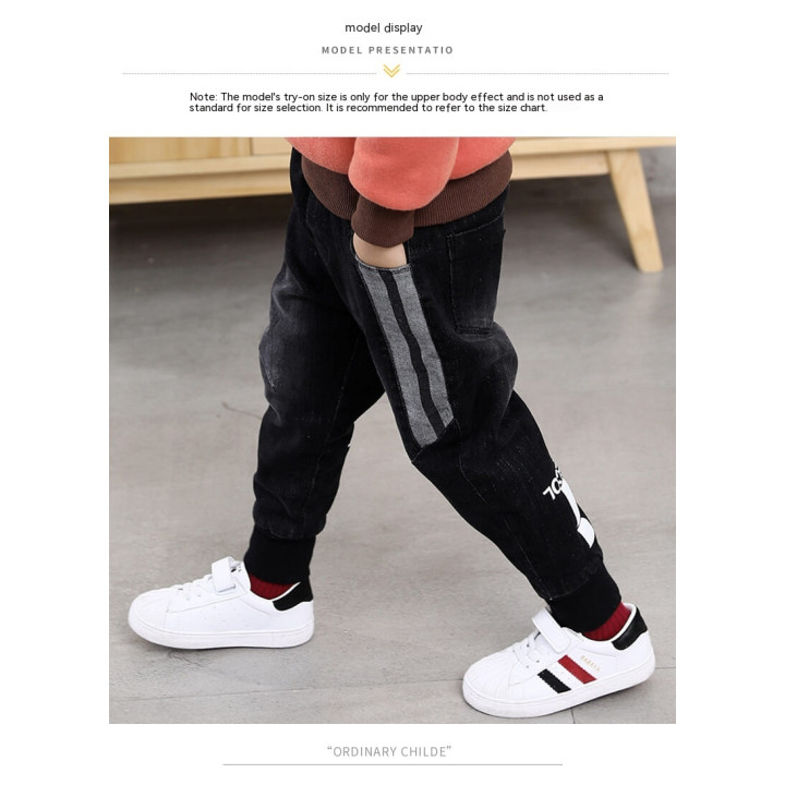 Boys' Denim Trousers Trousers Children's Clothing | Anvare