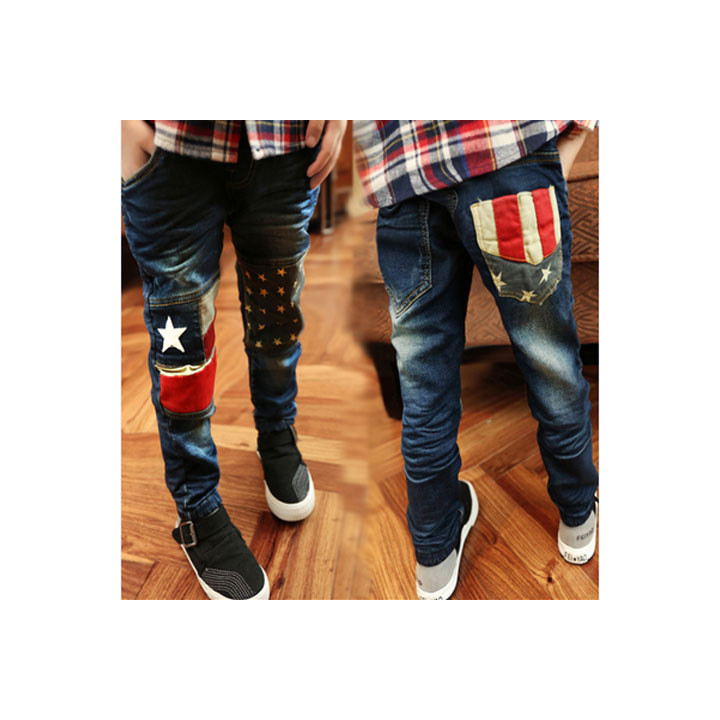 Boys' Denim Trousers Trousers Children's Clothing | Anvare