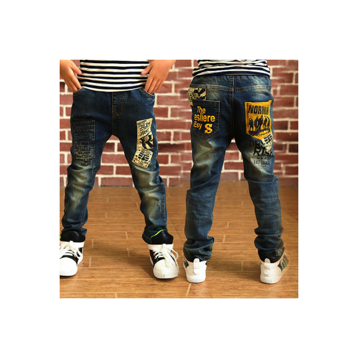 Boys' Denim Trousers Trousers Children's Clothing | Anvare