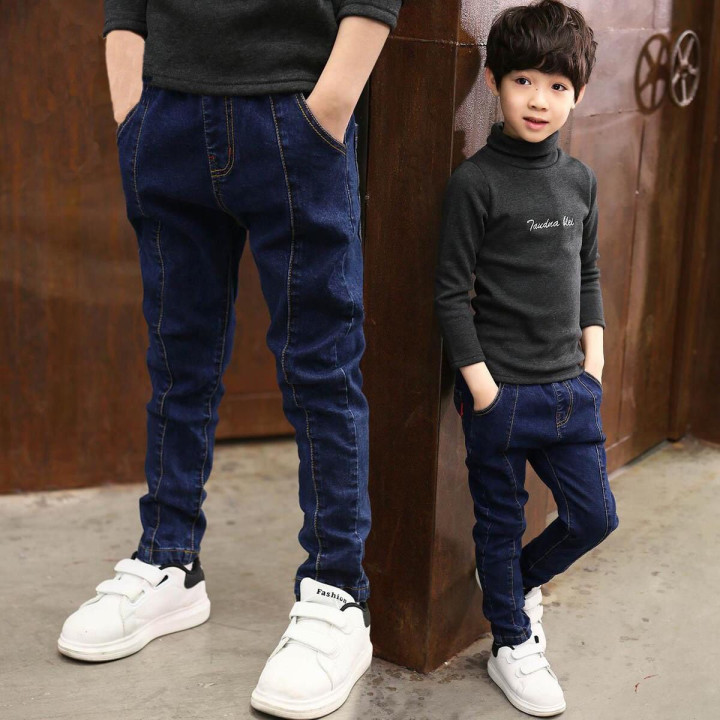 Boys' Denim Trousers Trousers Children's Clothing | Anvare