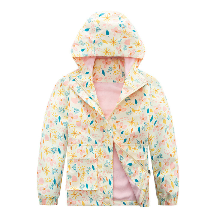 Kids' Coat Windproof Waterproof Jacket Fleece-lined Camouflage Clothing | Anvare