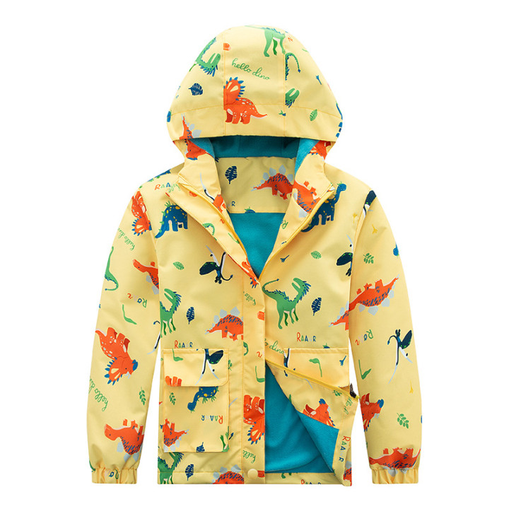 Kids' Coat Windproof Waterproof Jacket Fleece-lined Camouflage Clothing | Anvare