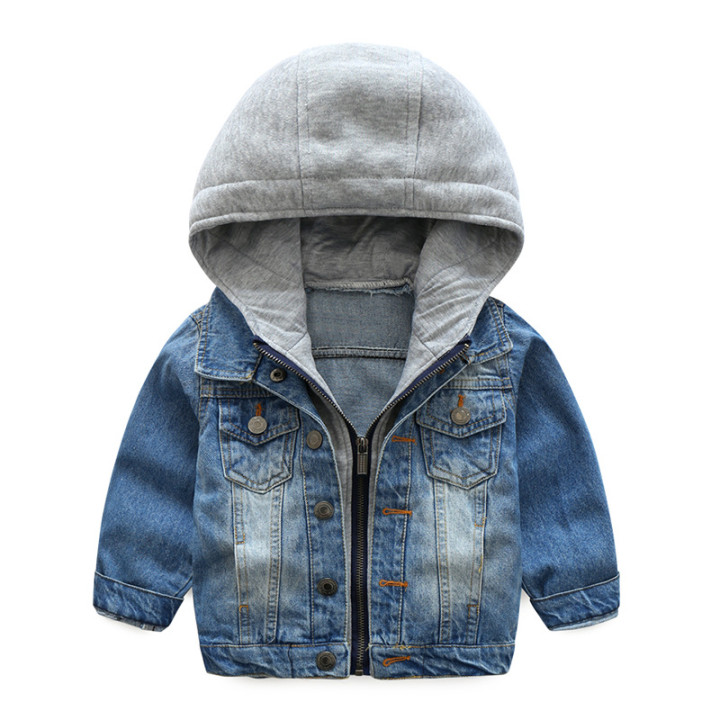 Boys And Children Washed Soft Denim Jacket | Anvare