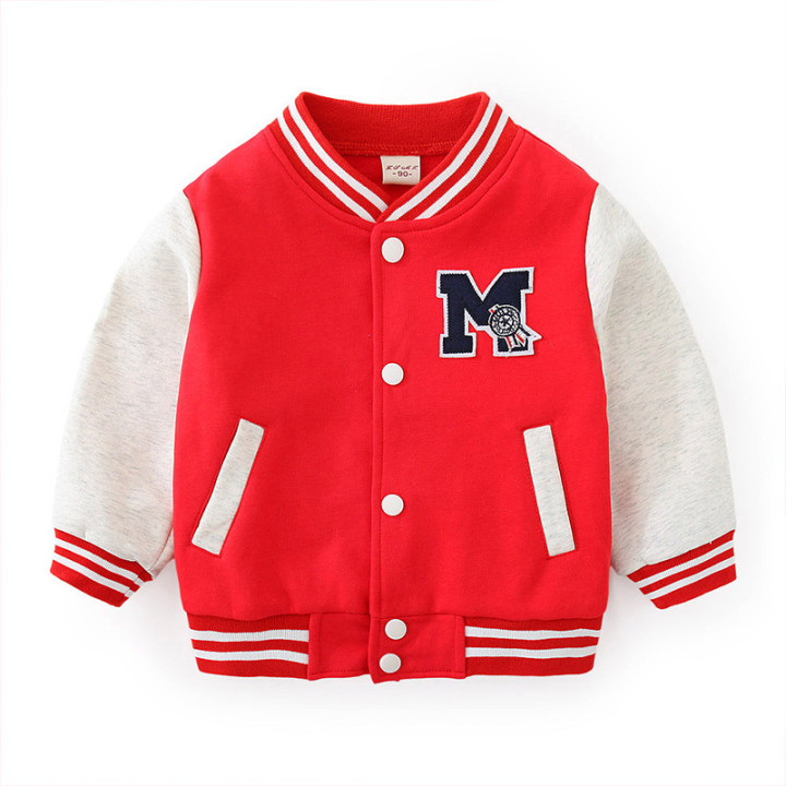 Children's Cardigan Jacket Baseball Sweater Set | Anvare